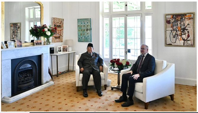 <strong>Bertemu PM Albanese, Presiden Prabowo Bahas Penguatan Kemitraan Strategis Indonesia–Australia</strong>