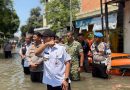 Dandim 0735/Surakarta Bersama Forkopimda Tinjau Banjir di Kelurahan Joyotakan