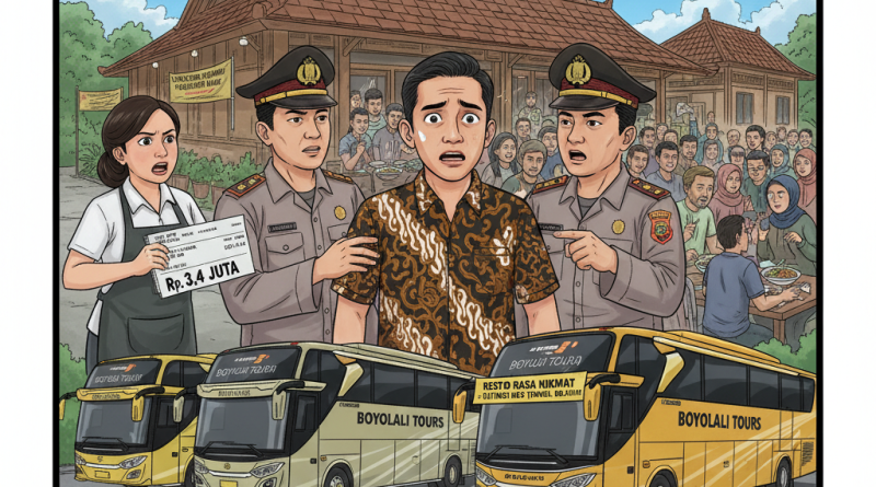 <strong>Bawa 140 Wisatawan ‘Ngutang’ di 4 Restoran, Bos Travel Boyolali Ditahan Polisi</strong> <strong>Bawa 140 Wisatawan ‘Ngutang’ di 4 Restoran, Bos Travel Boyolali Ditahan Polisi</strong>