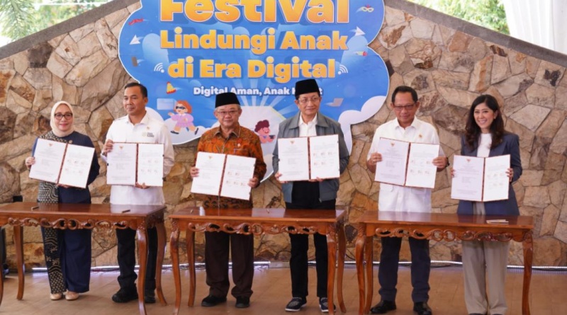 Enam Menteri Teken Komitmen Bersama, Lindungi Anak di Era Digital