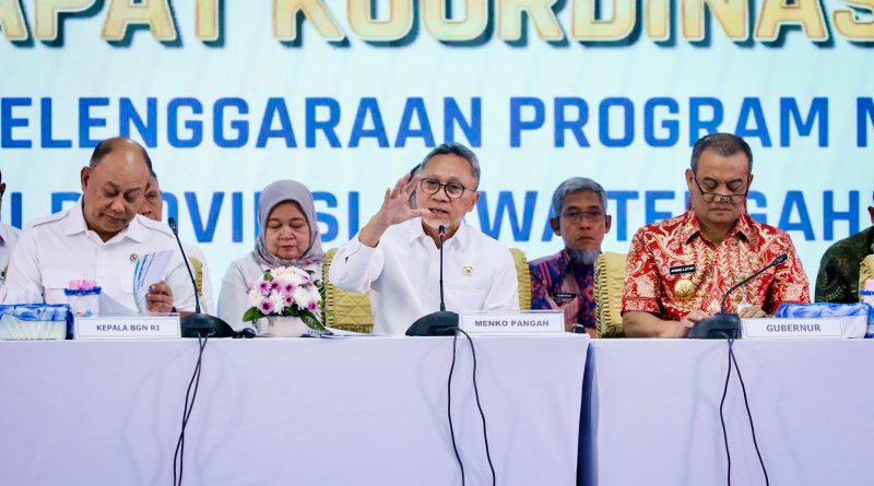 Zulhas Sebut Jateng Kunci Sukses Program Nasional