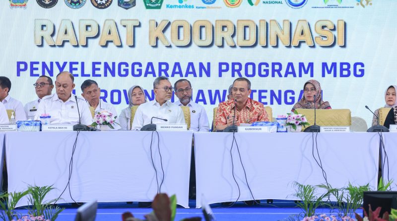 Jateng Jadi Motor MBG Nasional, Capaian Sasarannya Sentuh 96,98 Persen