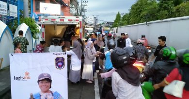 Warga Antusias, 250 Takjil Disebar di Depan SD Muhammadiyah 1 Solo