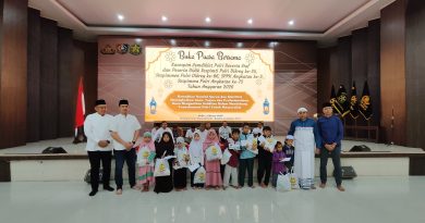 Serdik Sespimti Polri Santuni Anak Yatim dan Bakti Sosial