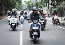 Taj Yasin Naik Vespa  Tinjau SPBU Pastikan Ketersediaan BBM di Jateng Aman Jelang Lebaran