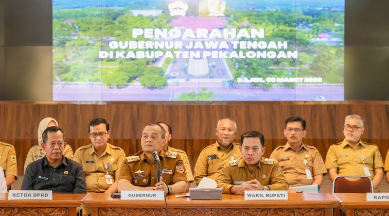 Gubernur Jateng ke  Pemkab Pekalongan, Pengadaan Barang dan Jasa Harus Transparan Akuntabel