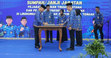 Melalui Sistem Merit, Gubernur Ahmad Luthfi Lantik 27 Pejabat