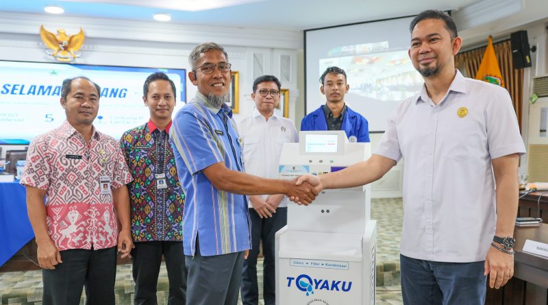 Pemprov Terima Hibah Alat ToyaKU, Inovasi Air Minum dari Udara