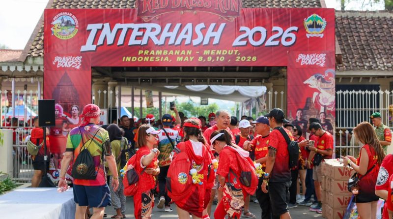 44 Negara Ramaikan Red Dress Run, Sport Tourism Jateng Kian Mendunia