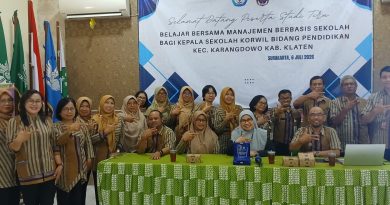 Puluhan Kepala Sekolah Kecamatan Karangdowo Studi Tiru MBS