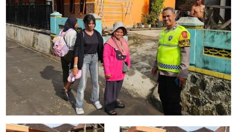Tak Dapat Bus, Polisi Jadi Solusi Antar Ibu dan Anak ke Bangsri Karanganyar