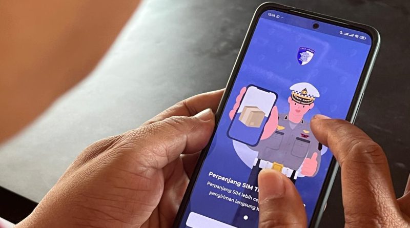 Perpanjangan SIM  Cukup Klik Aplikasi SINAR