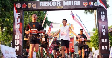 Semarakkan HUT ke-81 TNI, Korem 074/Warastratama Gelar Fun Run 5K dan 10K