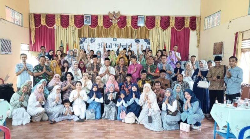 SMPN 2 Tulung Gelar Halal Bihalal, Tingkatkan Etos Kerja