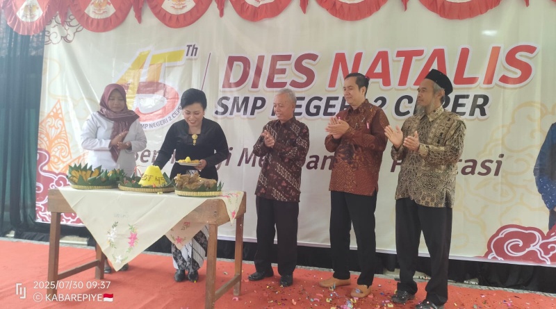 Dies Natalis SMPN 2 Ceper Klaten Meriah, Mulai Senam sampai Pentas Seni Siswa