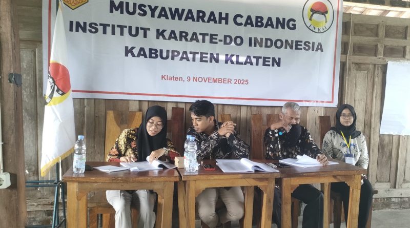 Mantaap..!! Bambang Sutadi Terpilih Kembali Jadi Ketua INKAI Klaten Periode 2025-2029